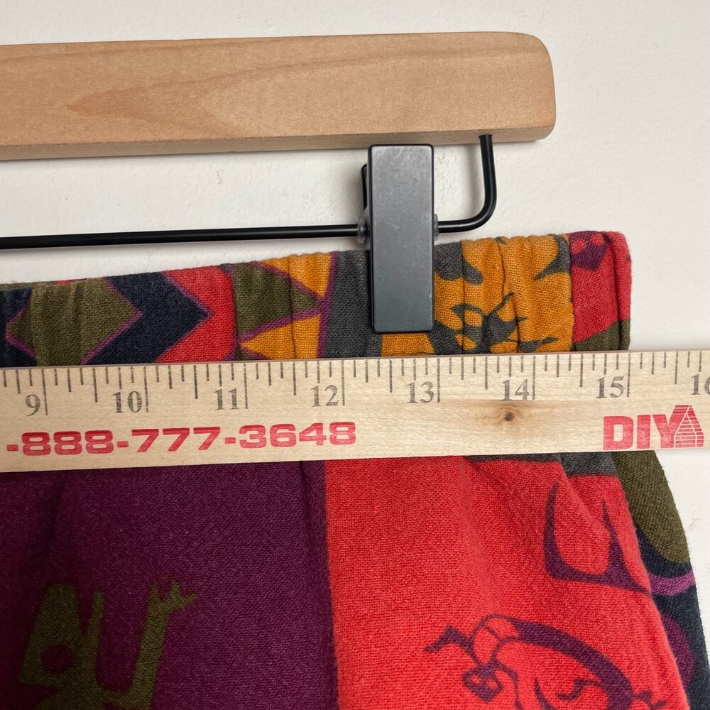 Thai Patchwork Drop Crotch Harem Pants Medium Boh… - image 3